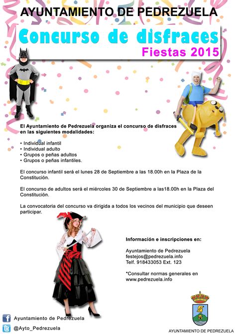 Concurso de disfraces fiestas 2015 | Pedrezuela Activa
