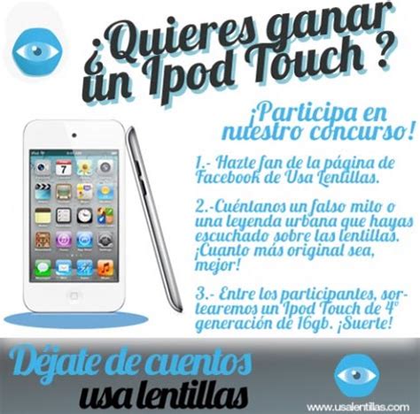 Concurso para ganar un iPod Touch → FaceSorteos