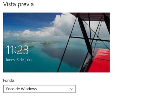 Configura tu pantalla de bloqueo en Windows 10 para PC