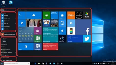 Configurar el Menú Inicio en Windows 10 para PC: todas las ...