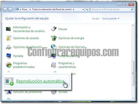 Configurar la reproducción automática en Windows 7   Taringa!
