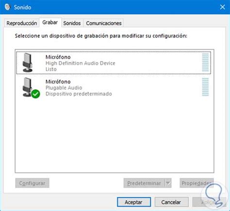 Configurar micrófono en Windows 10   Solvetic
