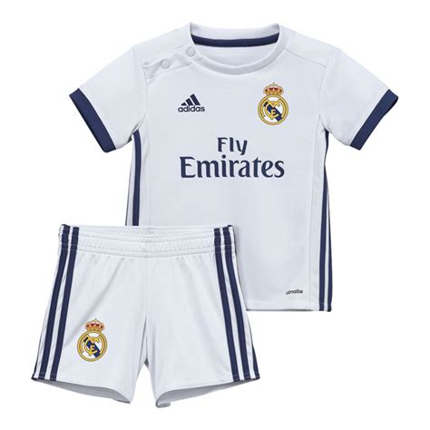 Conjunto de bebés 1ª equipación Real Madrid CF 2016 2017 ...