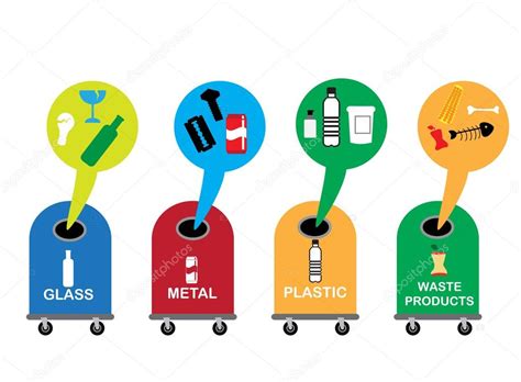 conjunto de iconos reciclaje — Vector de stock ...