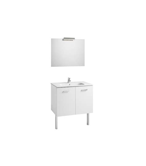 Conjunto Mueble de baño Roca VICTORIA Basic 80x46   blanco