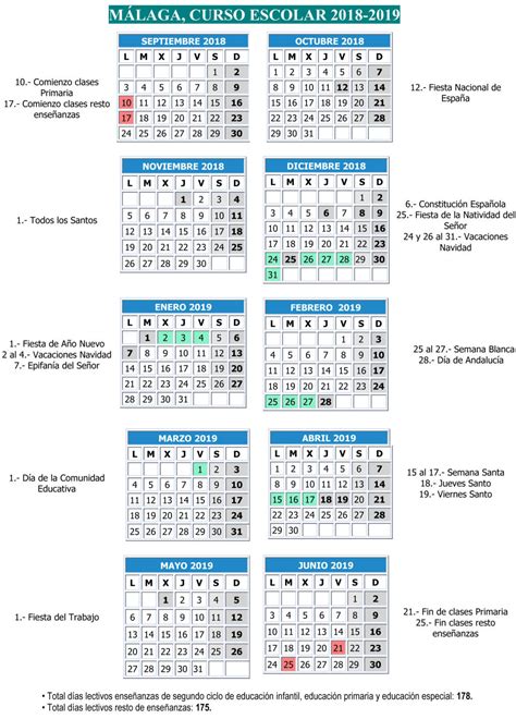 Conoce las fechas y festivos del calendario escolar del ...
