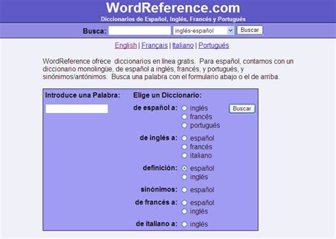 conocemáss: WordReference, Diccionario en linea.