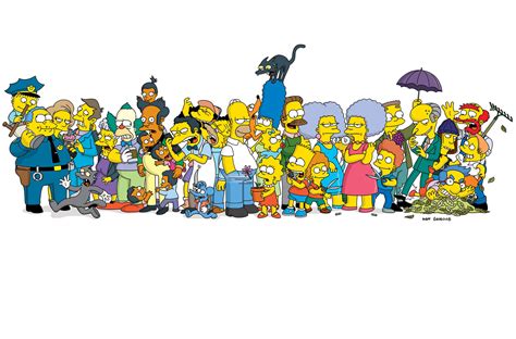 Conoces los nombres de los 66 personajes de los Simpsons ...