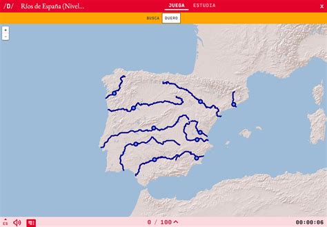 ¿Conoces los principales ríos de España?   Mapas ...