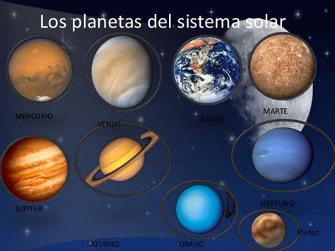 Conociendo a los planetas del sistema solar