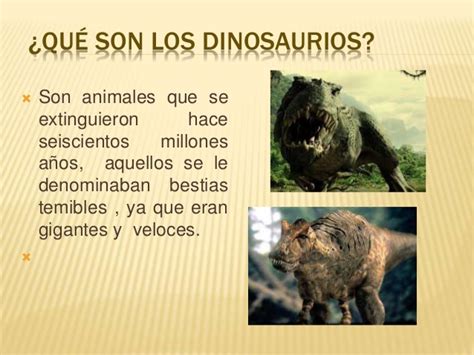 conocimientos sobre los dinosaurios