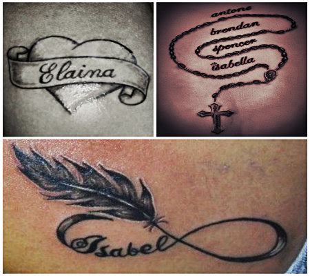Conozca Los Tatuajes De Nombres