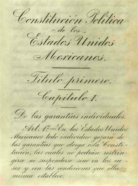 Constitución Política de los Estados Unidos Mexicanos de 1917