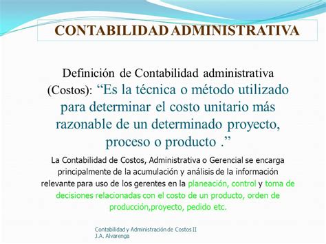 CONTABILIDAD Y ADMINISTRACION DE COSTOS II   ppt video ...