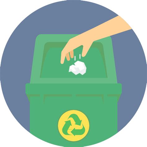 Contenedor de reciclaje   Iconos gratis de ecología y ...