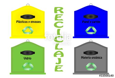 Contenedores de reciclaje  Imágenes de archivo y vectores ...