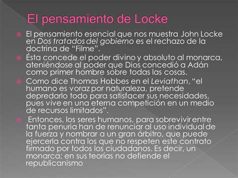Contexto filosófico: Locke   ppt video online descargar