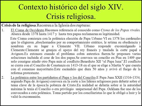 Contexto histórico del siglo XIV.   ppt video online descargar