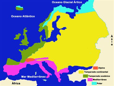 Continente Europeu: Aspectos Físicos e Naturais da Europa