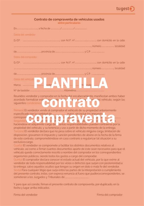 Contrato De Compraventa Entre | contrato de compraventa de ...