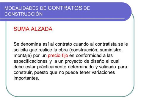 CONTRATOS Y PROPUESTAS EN PROYECTOS DE CONSTRUCCIÓN   ppt ...