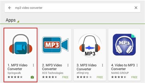 Convert Video to Audio on Android with MP3 Video Converter