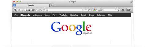 Convierte Google en tu página principal – Google
