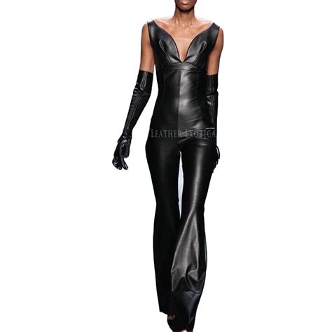 Cool Stylish Leather Jumpsuits For Women