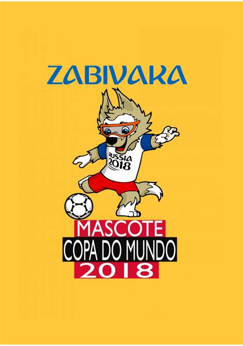 Copa do Mundo  Brasil  mascote 2018
