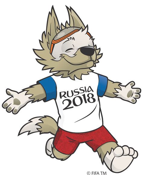 Copa do Mundo Rússia 2018   Mascote Zabivaka 2 PNG