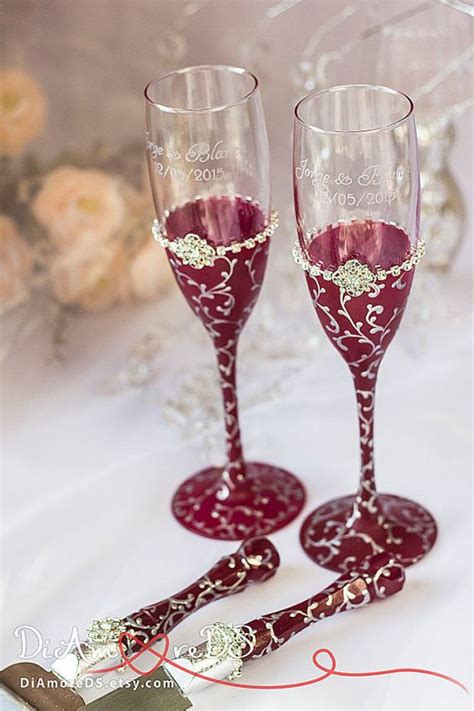 Copas Para Novios: Ideas para Decorar Copas de Brindis de ...