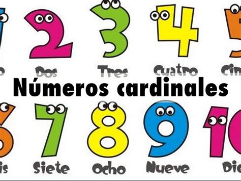 Copy of Números cardinales by mantontorre