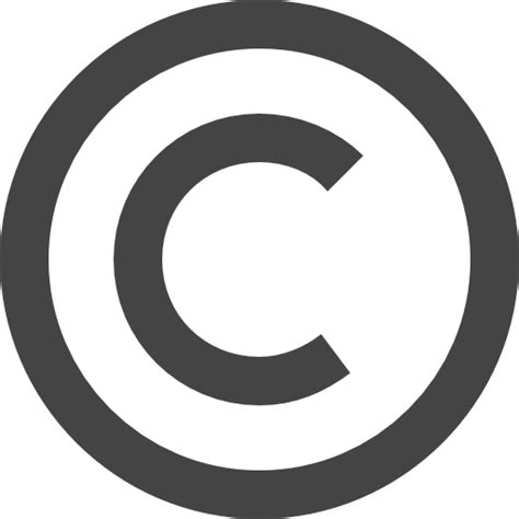 Copyright Symbol   Free shapes icons