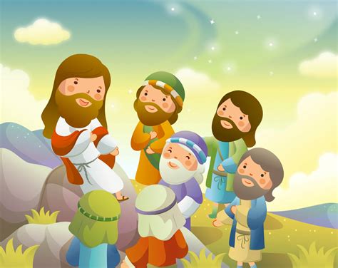 Corazones de Maria: Ilustraciones de Jesús para niños