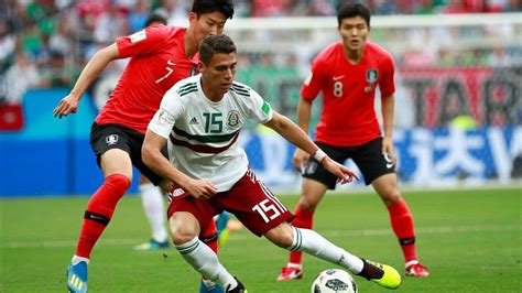 Corea del Sur vs México minuto a minuto online Rusia 2018