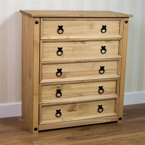 Corona Panama Chest Of Drawers Bedside Bedroom Mexican ...