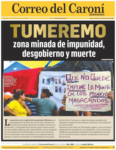 Correo del Caroní Venezuela Bolívar Prensa de Información ...