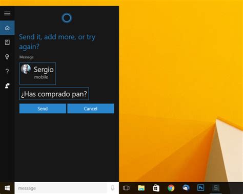 Cortana ya sabe mandar mensajes de texto desde Windows ...