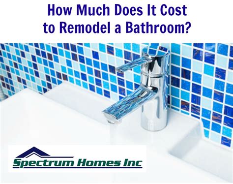 Cost to Remodel a Bathroom in Portland | Spectrum Homes ...
