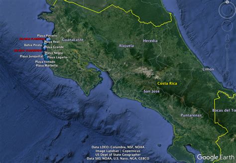 Costa Rica Maps | Remax Ocean Surf & Sun