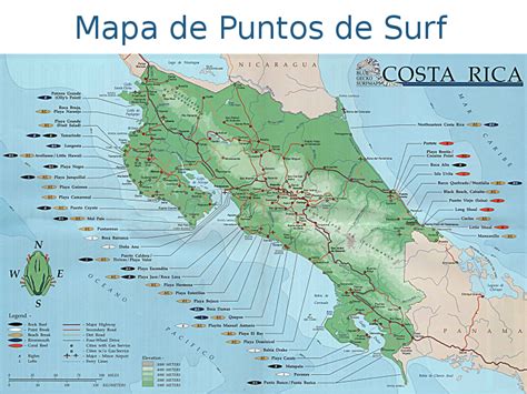 Costa Rica Turismo Aventura Mapa