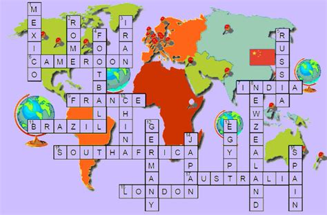 Country and City crossword answers