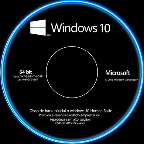 Cover do Windows 10 Homen Basic by romarior13 on DeviantArt