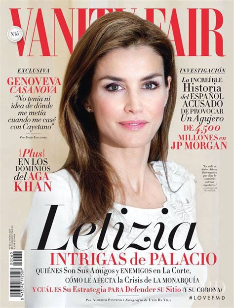 Cover of Vanity Fair Spain with Letizia Ortiz, January ...