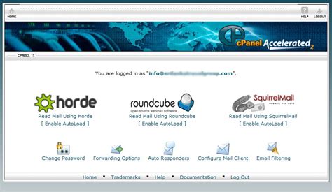 cPanel Webmail Horde, Roundcube & SquirrelMail Comparison