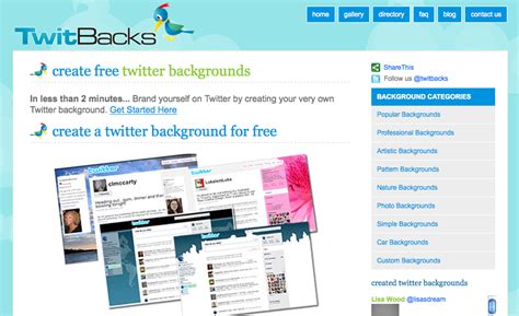 Crea un fondo personalizado para Twitter: TwittBacks ...