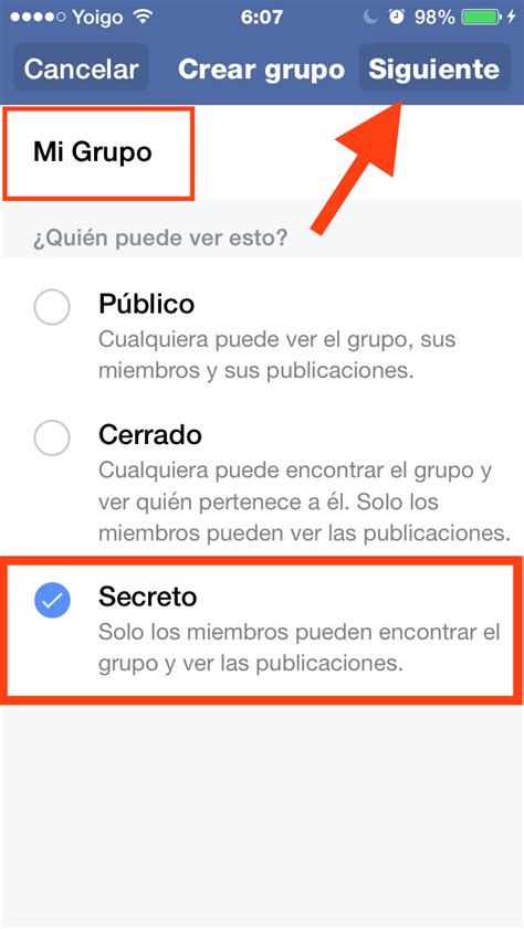 Crea un grupo secreto de Facebook | iPhoneA2
