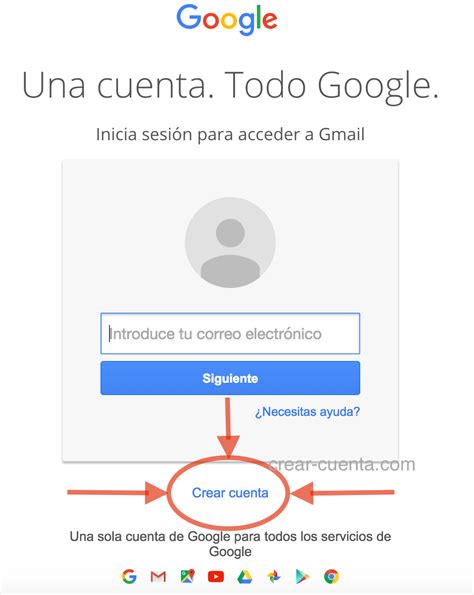 Crear cuenta   Gmail, el correo electrónico de Google