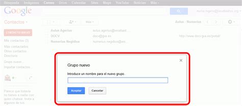 Crear grupos de contactos en google mail   Como Iniciar ...