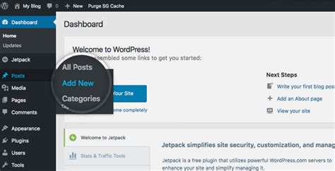 Create a Blog Site with WordPress